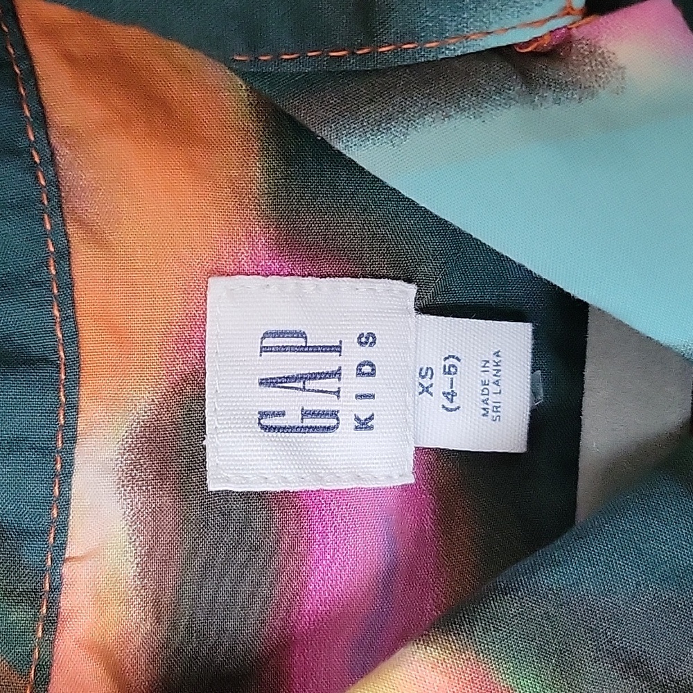 GAP Kids Multicolored Boys Button Down Shirt - Picture 2 of 3